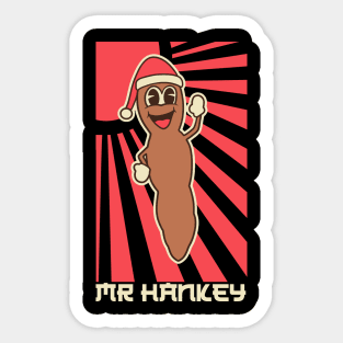 Mr Hankey The Christmas Poo Retro Japanese Sticker